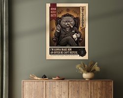 Example of the artwork in a room
