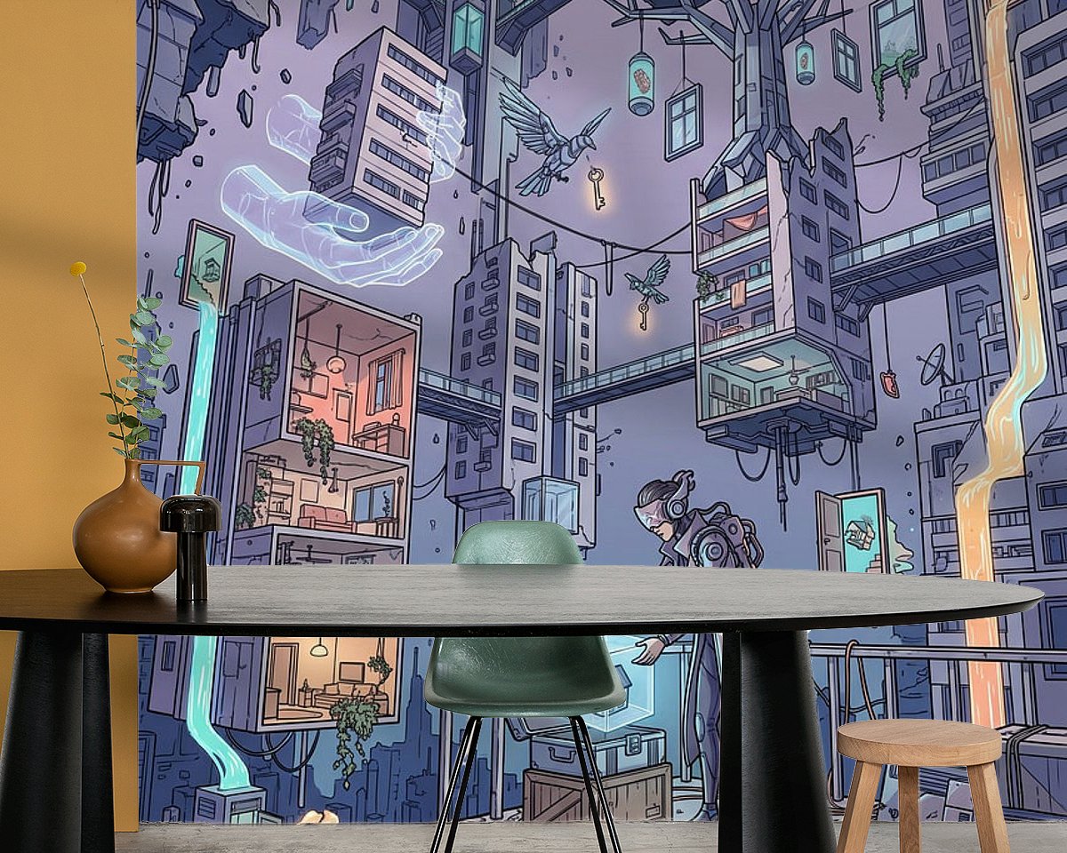 Example of the artwork in a room