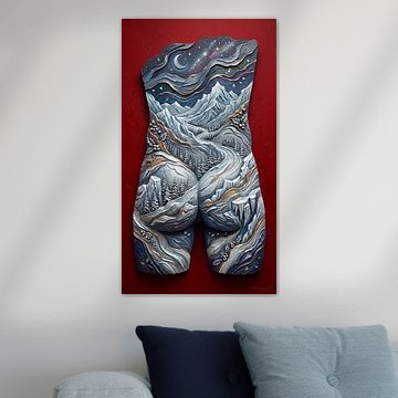 Winterbergen – Geluk op de top met een diepere betekenis van AidasignArt