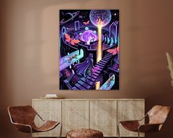 Example of the artwork in a room