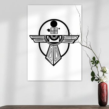 Emblème « Thunderbird » avec collier en spirale sur Skye Studio
