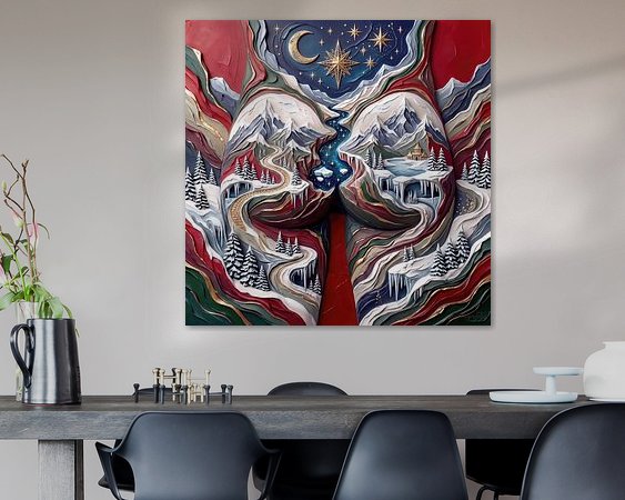Example of the artwork in a room