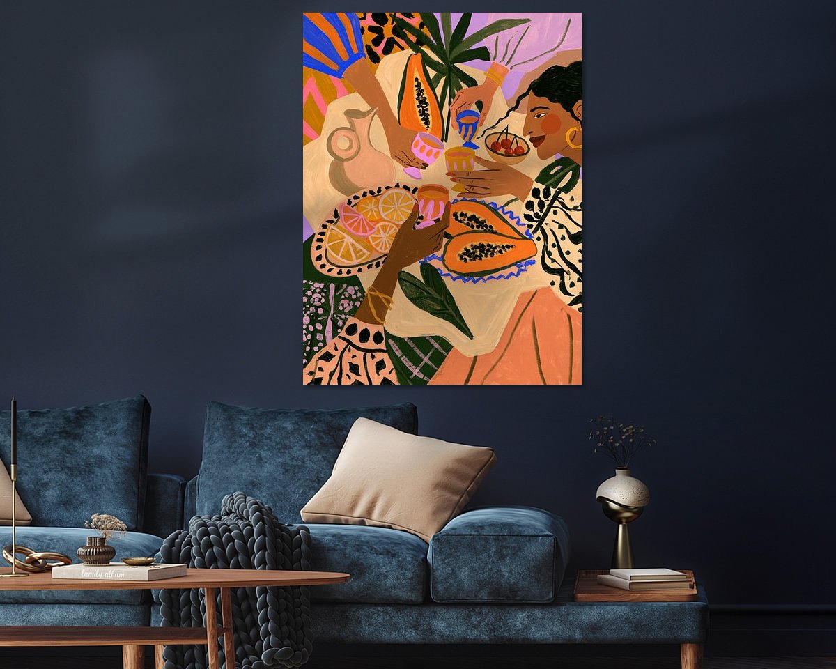 Example of the artwork in a room
