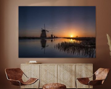 Kinderdijk Sunrise by Marc Smits
