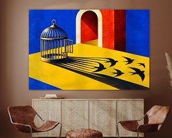 Example of the artwork in a room
