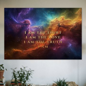 Goldene Affirmation – Regenbogennebel