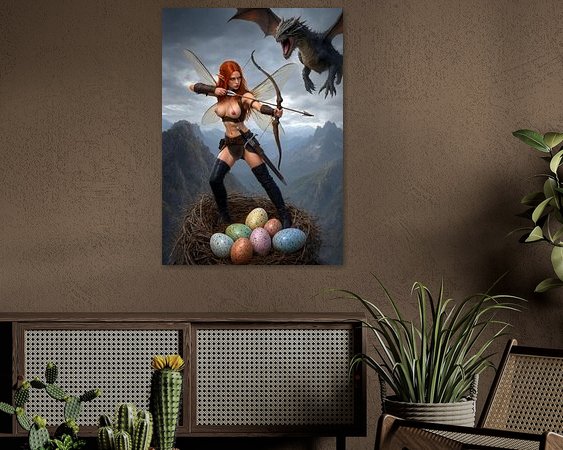Example of the artwork in a room
