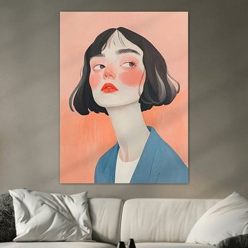 Girl with Rosy Cheeks