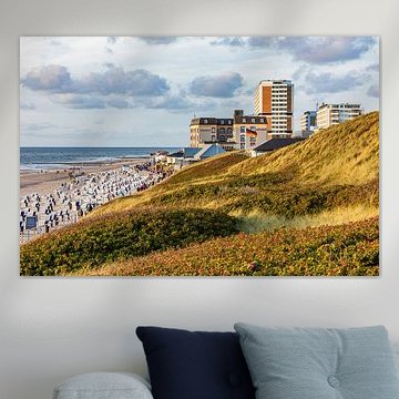 Westerland auf der Insel Sylt an der Nordsee