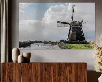 Molen in Cornwerd van Sidney Portier