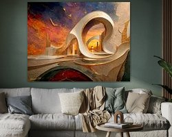 Example of the artwork in a room
