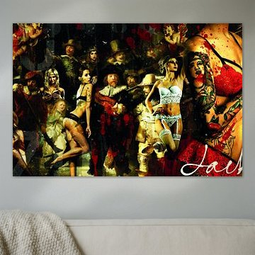 Nightwatch rouge by GlassArt and Design - Jack