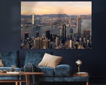 Hong Kong Panorama von Tom Uhlenberg