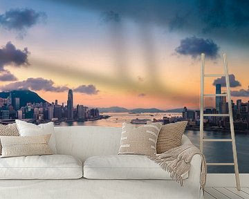 Hong Kong Skyline von Tom Uhlenberg