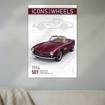 BMW 507 by Ted Decker
