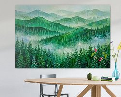 Example of the artwork in a room