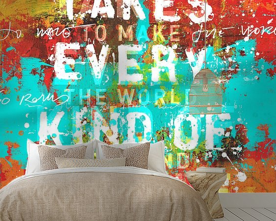 Example of the artwork in a room
