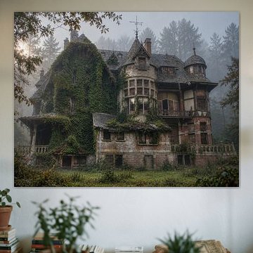 Château Nottebohm – Le château abandonné dans la brume sur Elisabeth Rozenberg