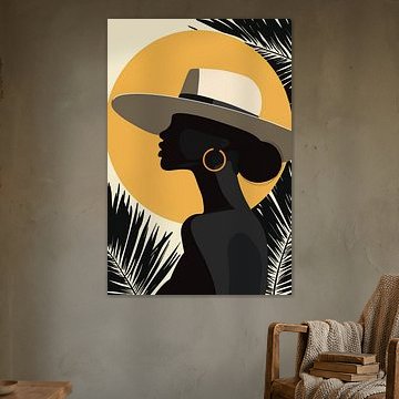 Élégance tropicale baignée de soleil sur Art Prints