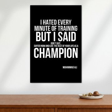 I hated every minute of training Sport Quote by Vicky Hanggara