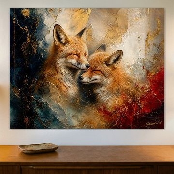 Aura of the Wild - Amber Twilight Embers by Johannas Art Creations