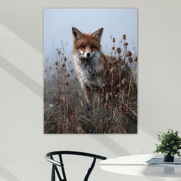 De stille blik van de wintervos