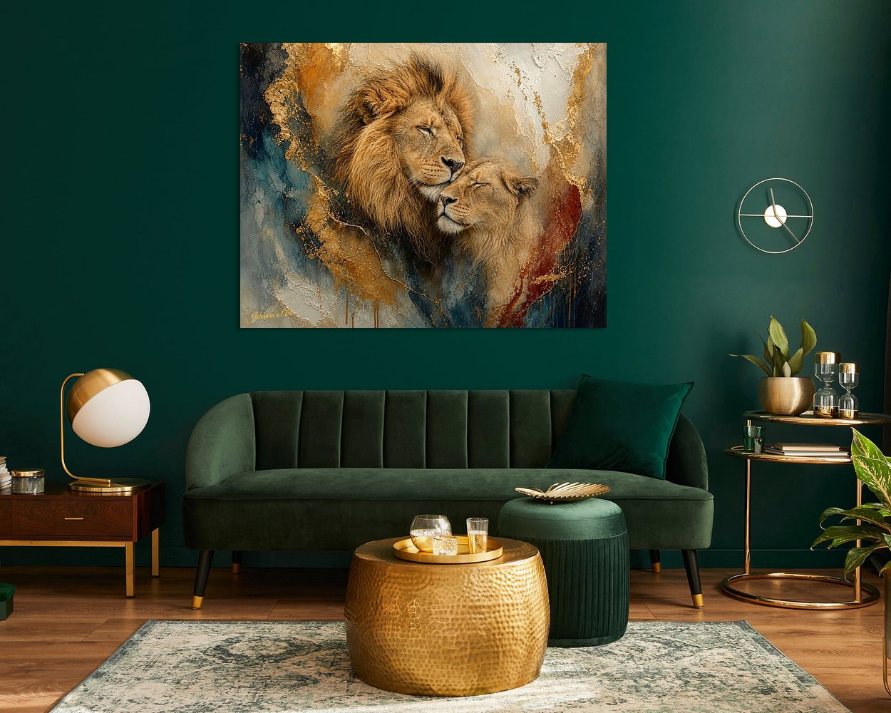 Example of the artwork in a room