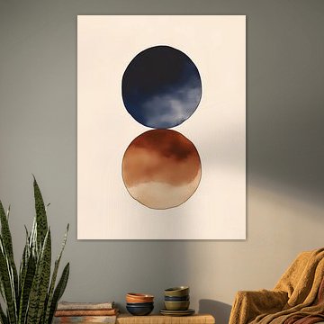 Moderne Kreise – abstrakte Balance 02