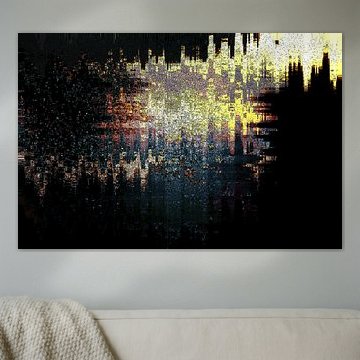 Pixelierter Horizont von Albert Zeeb