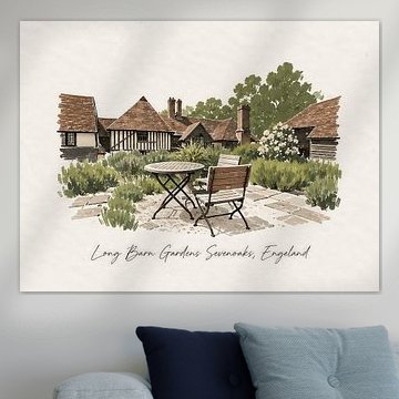 Long Barn Gardens in Sevenoaks, England