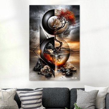 surrealistisch droomlandschap / surreal dreamscape van Gelissen Artworks