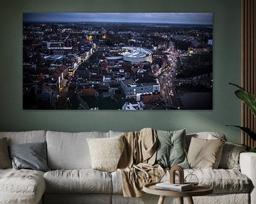 Avond Stadsuitzicht Roermond Limburg Nederland von Margriet Cloudt