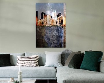 Skyline New York van Karl-Heinz Lüpke