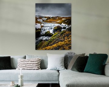 Waterval boven Skogafoss van Erik Keuker