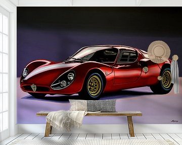 Alfa Romeo 33 Stradale Painting by Paul Meijering