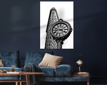 Flatiron Building & Clock van Tineke Visscher