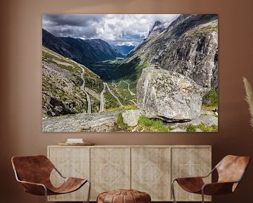 Trollstigen in Norway van Rico Ködder