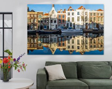 Canal houses in Leiden by Richard Steenvoorden