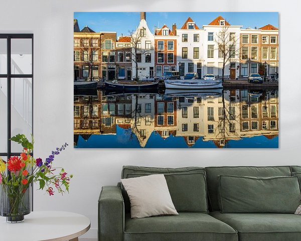 Maisons de canal à Leiden