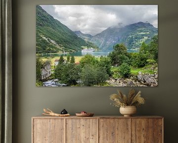 Blick auf den Geirangerfjord von Rico Ködder