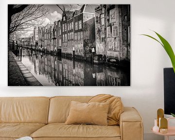 Dordrecht achter de Grote Kerk, Voorstraathaven van Rob van der Teen