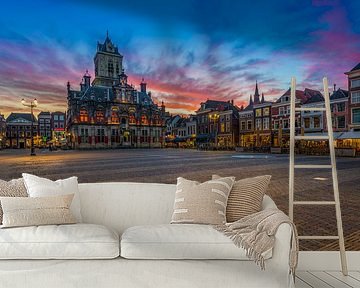 Delft at sunset ... by Marc de IJk