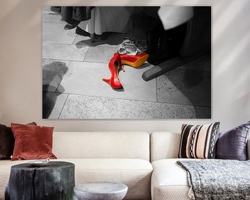 Red shoes van Erich Werner