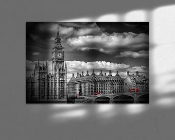 LONDON Big Ben & Rote Busse  von Melanie Viola