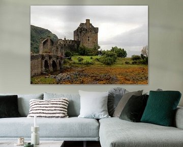 Kasteel in Schotland/ Scotland : 'Eilean Donan Castle' van Tineke Roosen