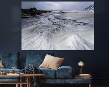 Skagsanden Strand auf den Lofoten von Antwan Janssen