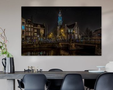 Westerkerk/Westertoren Amsterdam van Mario Calma