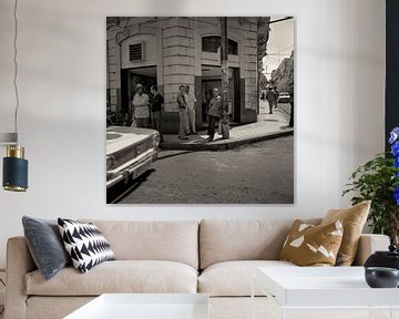 Street scene in Cuba by Cor Ritmeester