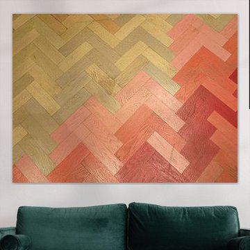 Parketvloer als mozaiek