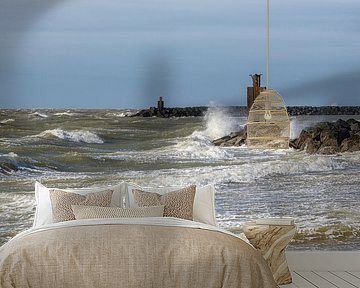 Sturm an der Küste, am Ostermontag  von Bram van Broekhoven